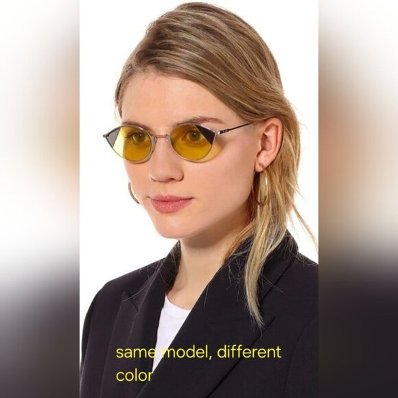 NEW Fendi Women's Sunglasses Cut Eye Rose Silver Cat Eye FF0342/S 51-23-140 - Picture 1 of 16